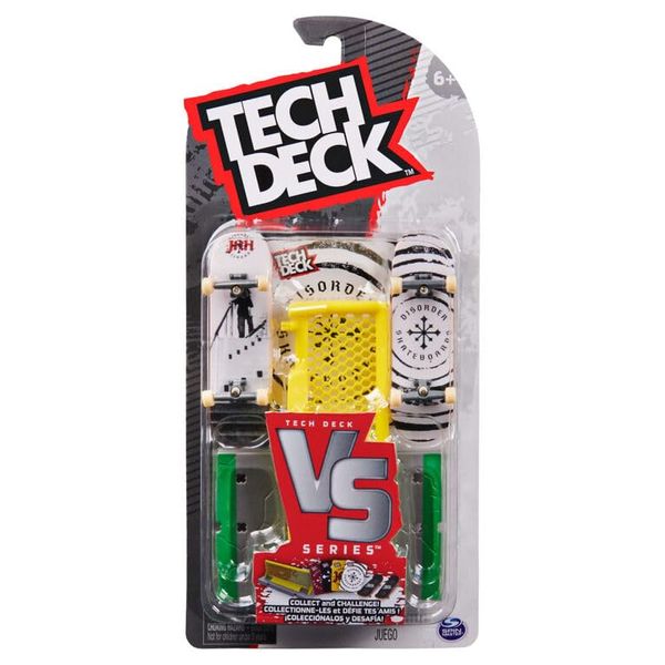 Tech Deck Vs Series Disorder Skateboards Fingerboard, Obstacle and Challenge Card Set