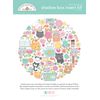 Doodlebug Design Shadow Box Insert Kit-Pretty Kitty Cat