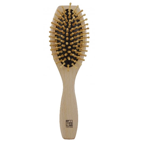 Fourfleur Garden Home Spa Bamboo Pin Hair Brush Large