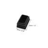 sourcingmap 20mm x 30mm Plastic Rectangle Cap Tube Inserts End Blanking 24 Pcs