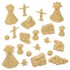 BMC Classic Marx Fall Harvest Crops - 21pc Plastic Corn Hay & Pumpkin Playset