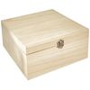 Zeller Storage Box, Brown, 23 x 23 x 11 cm