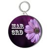 Gift Insanity MARCH 3RD REMINDER PURPLE FLOWER LARGE 58mm ROUND KEYRING