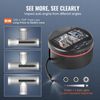 Borescope Triple Lens Endoscope Camera with 4.3" IPS Screen 8 + 2 Lights