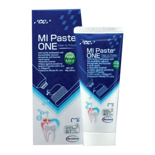 GC MI Paste ONE with Fluoride and Recaldent 35mL Tube - MINT