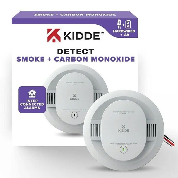 KIDDE Detect Smoke + Carbon Monoxide Alarm Hardwired + Battery 30CUAR (NEW)