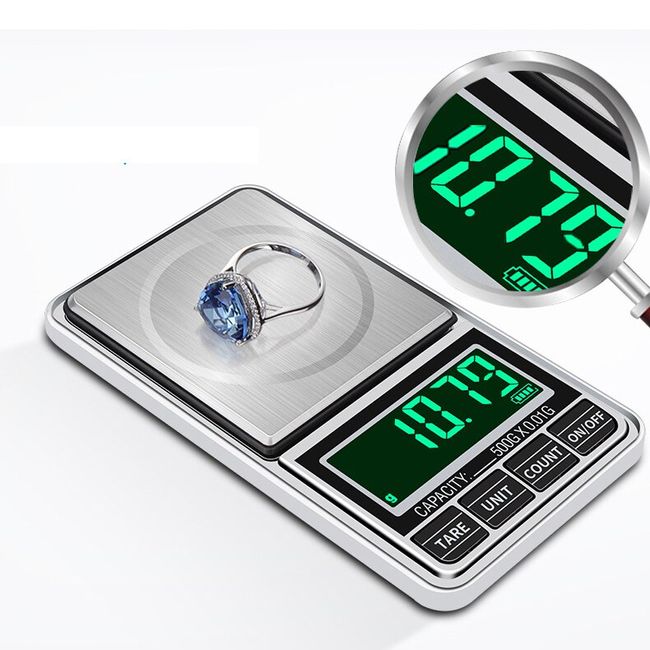 Digital Scale High Accuracy Pocket Scale Herb Scale with LCD Display for  Kitchen Jewelry Weighting(300g/0.01g)