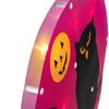 Northlight Lighted Owl and Jack O' Lantern Halloween Window Decoration - 13.75"