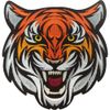 Martial Arts Embroidered Badge - Tiger Face Patch