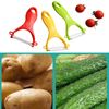 Vegetables Peeler Advanced Ceramic Peeler Plastic Handel-Sharp Rust Prevention -Set of