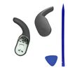1x Pair Knomix Left&Right Replacement Parts Ear Hook Wingtip for Fit Pro True Wireless-Gray