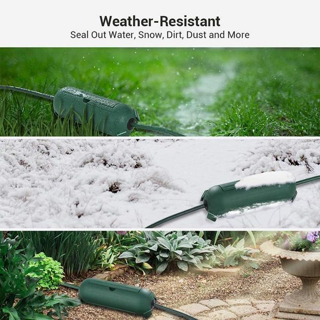 1PCS Weatherproof Electrical Connection Box, Outdoor Electrical