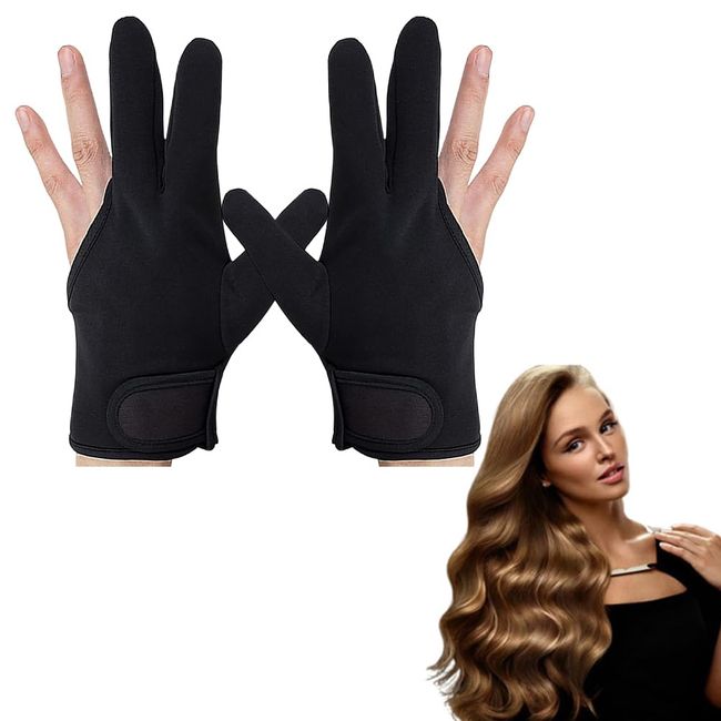 Hairdressing Gloves, Thermal Hairdressing Gloves, Hair Insulation Gloves, Hair Styling Gloves, Heat Resistant Glove for Hairdressing, Hair Styling with Straightener, Curlers