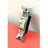 10-PK LEVITON IVORY Framed TOGGLE Wall Light Switch 15A 120V NEW 1451-I