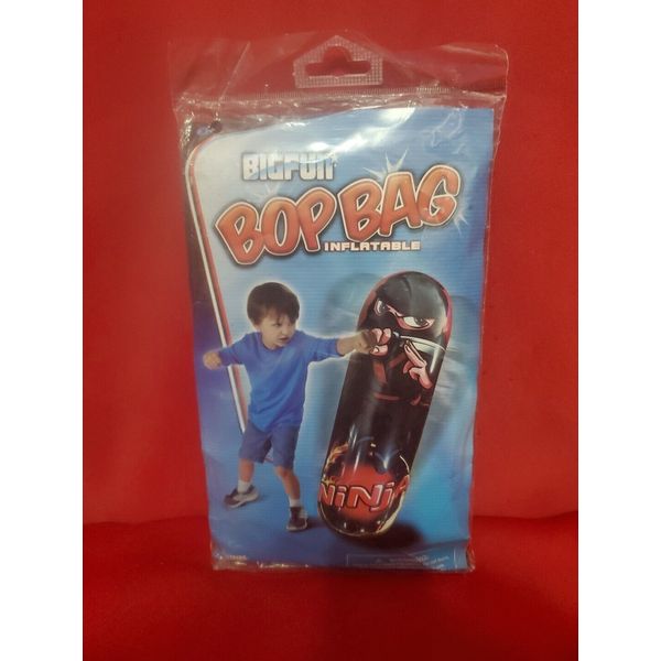 New BIGFUN NINJA  36" Bop Bag Inflatable Punching Bag Kids Toy NIP