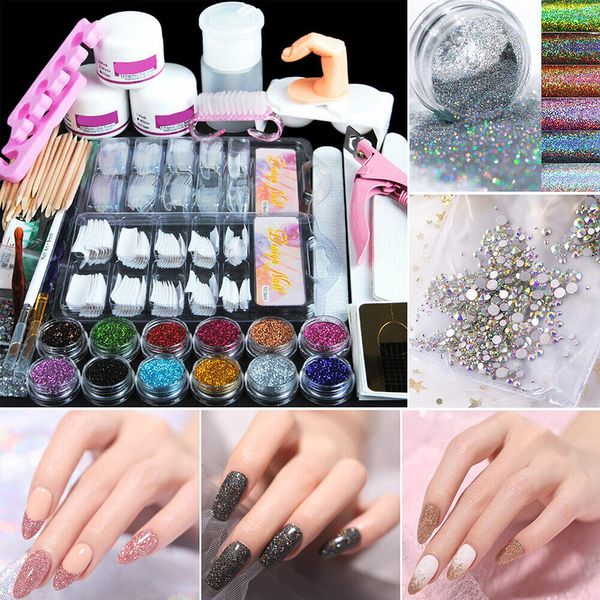 Complete Acrylic Nail Kit Beginners and Professionals Manicure Tool Sladies Gift