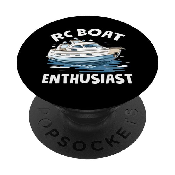 RC Boat RC Racing Electric Model Remote Control PopSockets Swappable PopGrip
