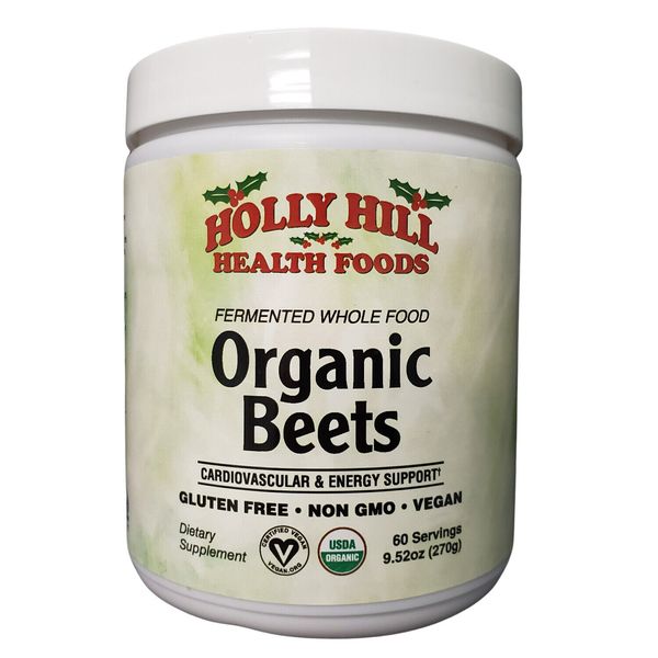 Holly Hill Health Foods Fermented Whole Food Organic Beets, 9.52 Ounces