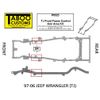 Taboo Customs TJ Front Axle Frame LCA Area Rust Repair Kit