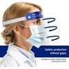 2X 10 PACK Face mask shield, plastic, direct splash protection (20 Masks Total)