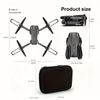RC Drone with HD Dual Camera WiFi FPV Foldable Quadcopter + 3 Battery - Black