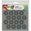 Crafters Workshop Template 6-inch x 6-inchRetrobursts