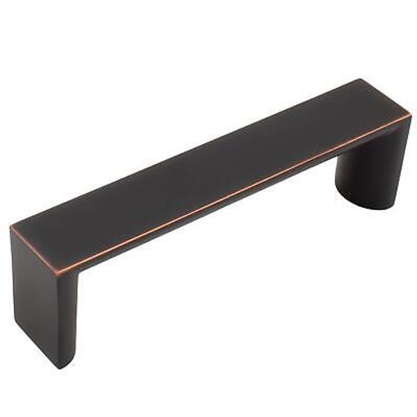 Plateau Cabinet Pull, 96 Millimeters, Vintage Bronze by Stone Harbor Hardware