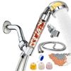 Vitamin C Filter Shower Head with Hose & 3 Replacement Balms and Shower Bracket