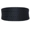 Dobell Mens Black and White Polka Dot Cummerbund Regular Fit