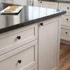 Franklin Brass Fulton (10-Pack) Cabinet Knobs Matte Black Drawer Knobs Kitchen Cabinet Knobs for Dresser Drawers Pulls and Knobs 1-3/16" Closet Door Knobs P29523Z-FB-B