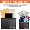 Fireproof Document Bags, File Storage Organizer Bag 9 x 7 Inches