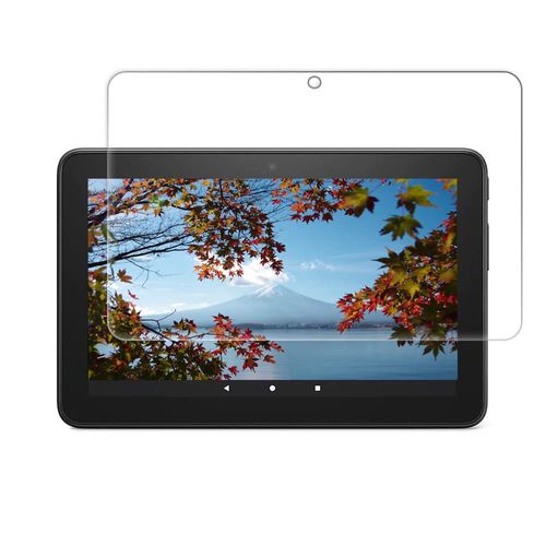RuiMi Glass Film for Fire 7 12th Generation 2022 Release, Asahi Glass Material, High Transparency, 9H Hardness, Anti-Fingerprint, Bubble Resistant, Tempered Glass Film, Easy to Apply