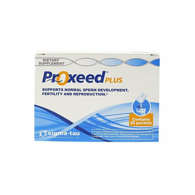 Sigma-Tau Proxeed Plus Mens Fertility Blend Dietary Supplement Packets 30 Count