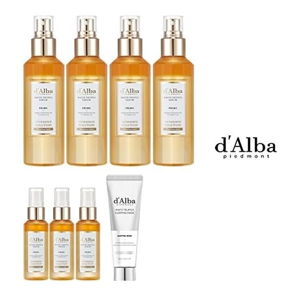 Dalbaprime Intensive Serum 100ml*4 bottles + 50ml*3 bottles + Water Glow Cream 60ml 1