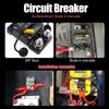 T Tocas E9 Series Thermal Circuit Breaker, Surface Mount, 12V - 72V DC, 50A Double 3/8" Stud