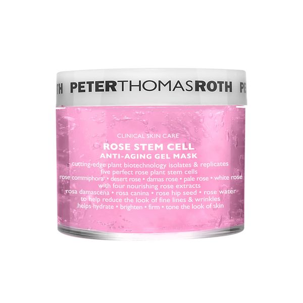 Peter Thomas Roth Rose Stem Cell Anti-Aging Gel Mask Nährende Gesichtspflegemaske mit Rosenwasser, Hautpflege mit Rosa Canina, Aloe Vera, Vitamin A und Vitamin C - Für alle Hauttypen geeignet