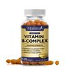 120 Capsules Vitamin B Complex B1,B2,B3,B5,B6,B7,B9,B12, Immune Support pills