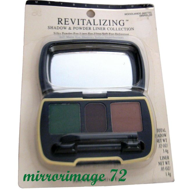 Maybelline Revitalizing Shadow & Powder Liner Collection WOODLANDS (Mattee)