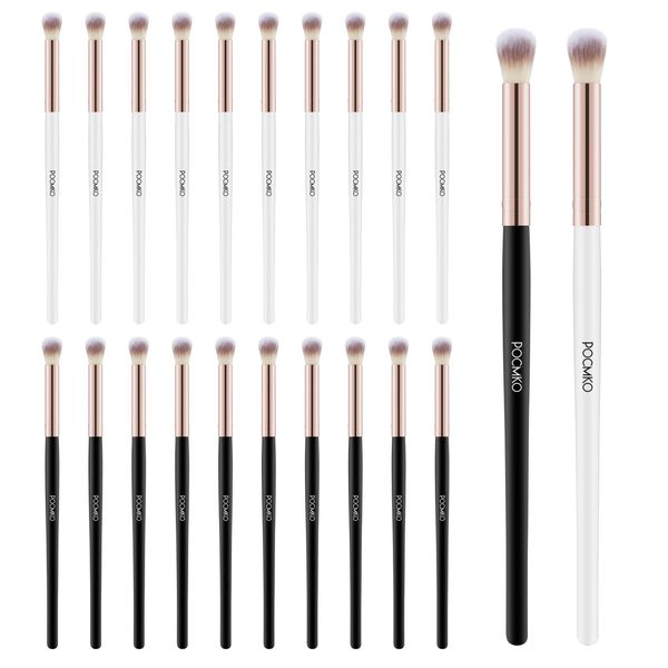 POCMKO 20 PCS Lash Brush Set, Eyelash Shampoo Brushes for Cleansing Extensions