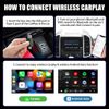2in1 Auto Car Play Wireless Adapter CarPlay Wireless Adapter For iOS Android _