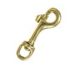 Brass Swivel Snap Hooks - Diverse and Multifuntional (3/8 Inch, 25 Pack)