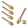 40pc Service/Access Valve 1/4" SAE * 1/4"OD 2.75" Stem Core AC Air Refrigeration
