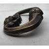 Brass Mid Century Modern Drawer Pull Cabinet Handle antique hardware 2"center
