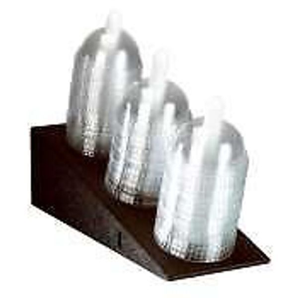 Dispense Rite 3-Section Dome Lid Organizer