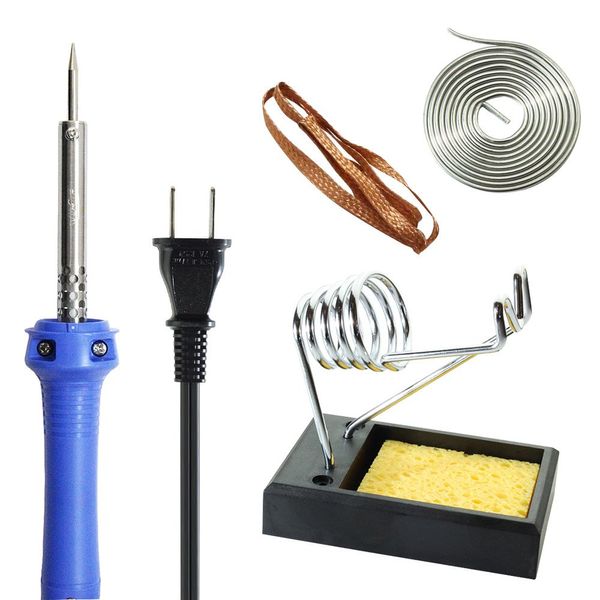 goot BM-40S Electronic Work Soldering Iron Set, Stable Large Soldering Iron Stand, Soldering Iron, Soldering Wire, Solder, 40W