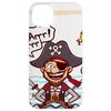 Friendly Pirate Captain with Parrot - Talk like a Pirate Day Case for iPhone 14 Plus