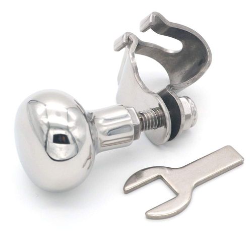 NUZAMAS Boat Steering Wheel Knob 316 Stainless Steel Marine Sport Boat Yacht Steering Wheel Spinner Maneuvering