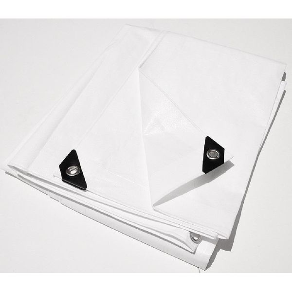 12' x 24' White Heavy Duty 12 mil Tarp Patio Party Tent Swap Meet Booth Canopy