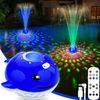 Floating Pool Fountain with Remote Dolphin Design with Lights Rechargeable Pool