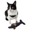 Pet Life ® Durable Fish Plush Kitty Catnip Cat Toy